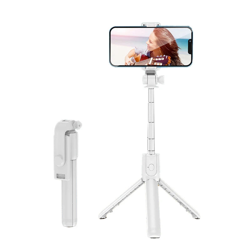 H1 Draadloze Bluetooth Selfie Stick statief monopod standaard Telefoonhouder voor buitenreizen 3 IN 1