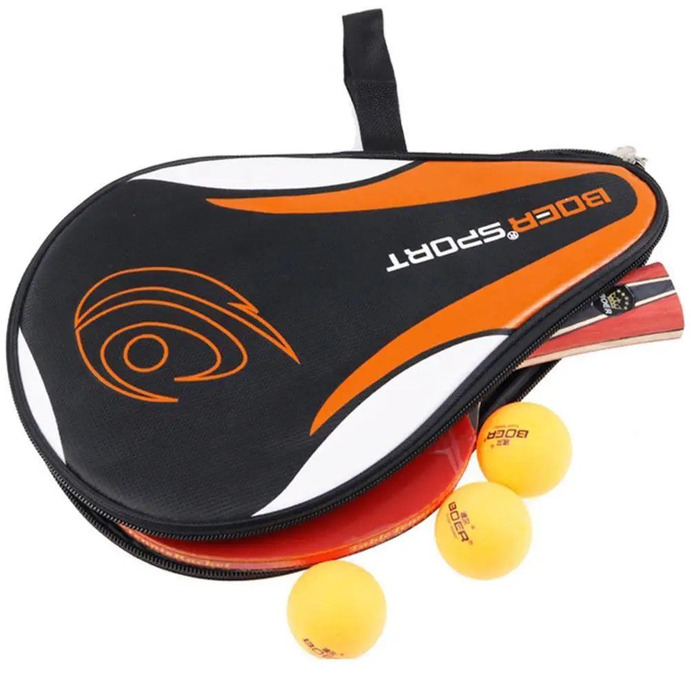 1PC 30 x 19cm Table Tennis Racket Bag, Ping Pong Rackets Case For Blade & Paddle Balls Storage
