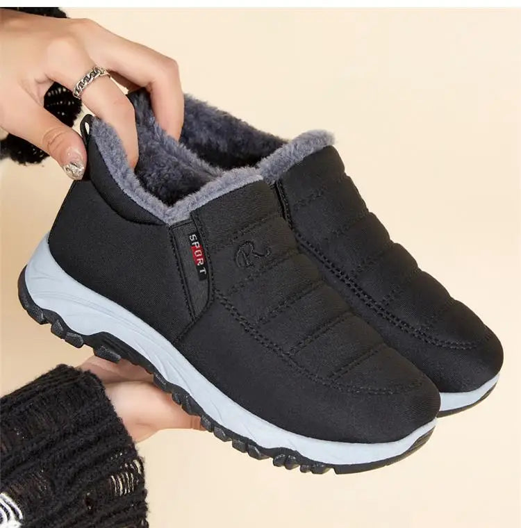 Women Boots Snow Platform Plush Women Shoes Slip On Boots For Unisex Shoes Fashion Ankle Boots Casual Punk Botas Mujer Winter