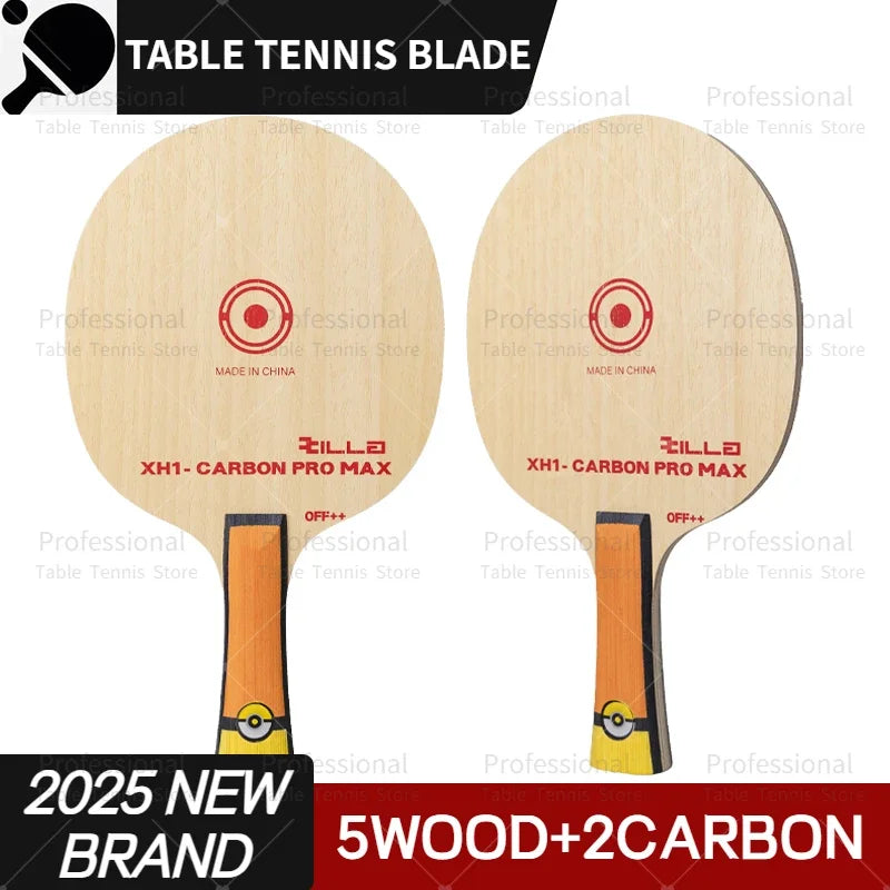 2025 New Table Tennis Blade 5 Wood + 2 Carbon OFF++ Training Ping Pong Racket Light Weight Table Tennis Racket 2025 New Brand