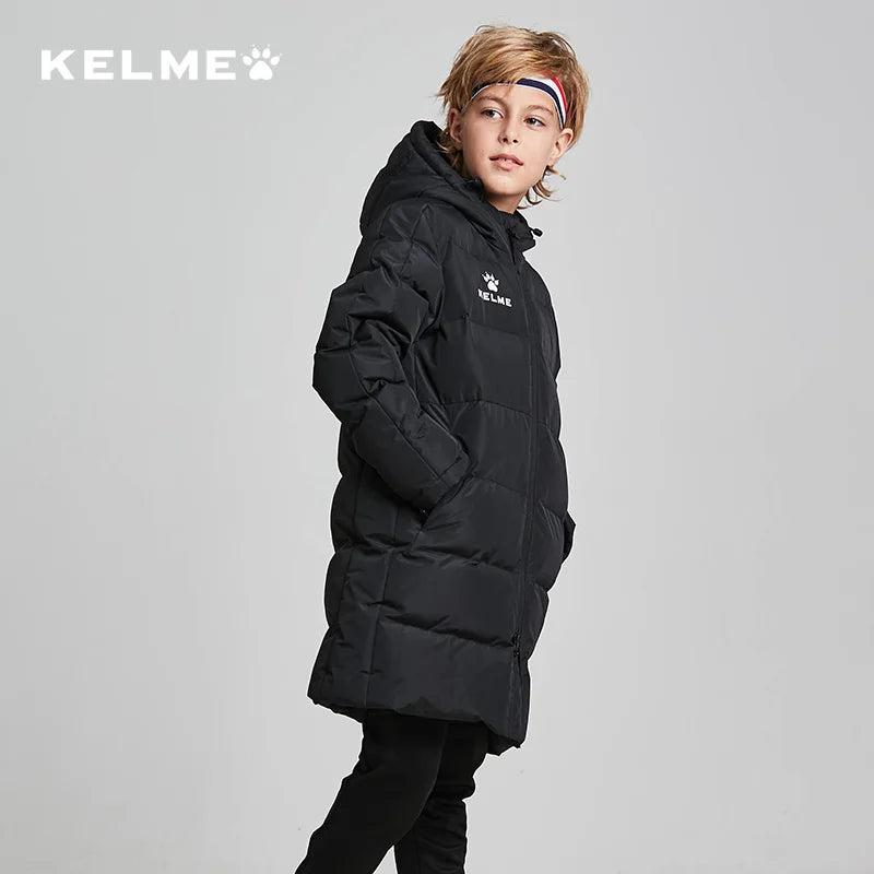 Kids Cotton Clothing Winter Long Jacket Sports Hooded Outwear Baby Children Windproof  Warm Outdoor Cotton Coat 3883405