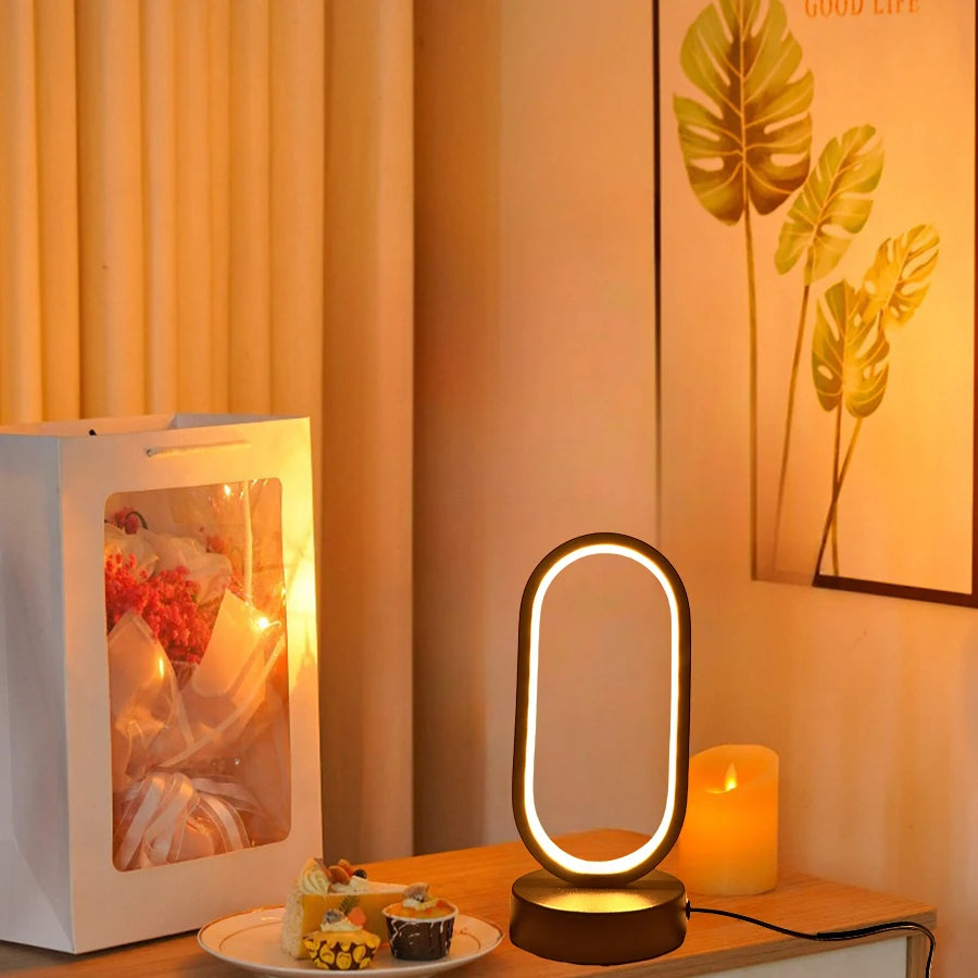 Led U-shaped Lamp Bedroom Bedside Decorative Lamp Family Living room Study LED Night Lighting