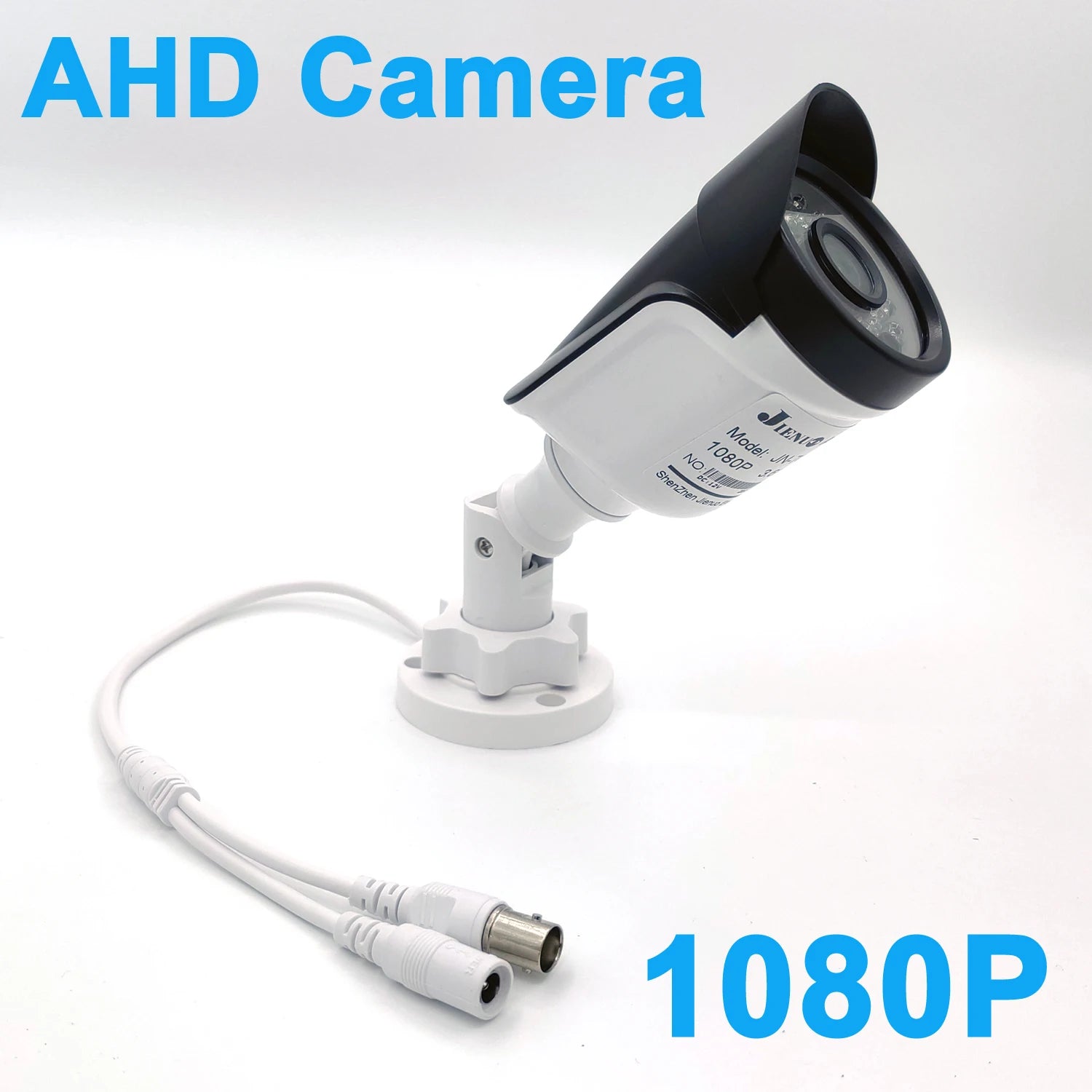 JIENUO AHD 1080P HD Outdoor Waterproof CCTV Security Surveillance Night Vision BNC 5MP TVI CVI Bullet Home Cam 2MP For AHD DVR