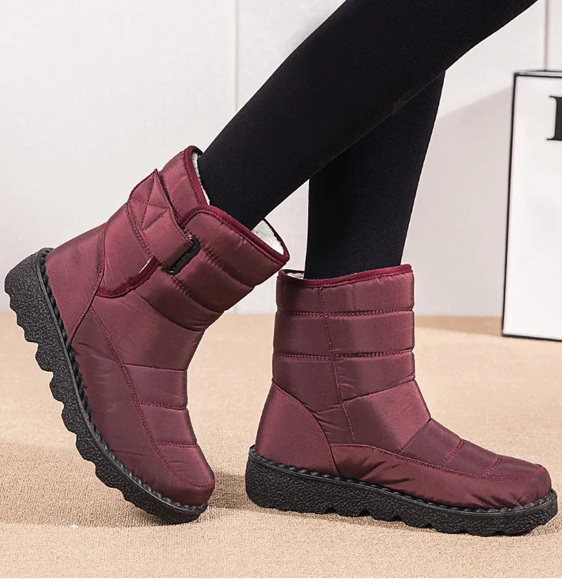Boots Women Snow Casual Shoes Woman Waterproof Boots For Women Keep Warm Women's Boots Plush New Botas Mujer Winter Shoes