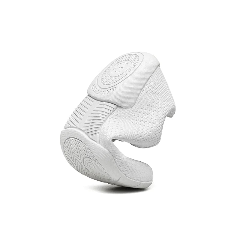 White Cheerleading Dancing Sneakers for Youth Girls Lightweight Perfect for Athletic Training Tennis Walking and Cheer
