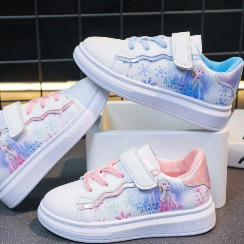 Summer Casual Children's Sports Shoes Cartoon Princess Girls' Trainers Sneakers For Kids Size 26-37