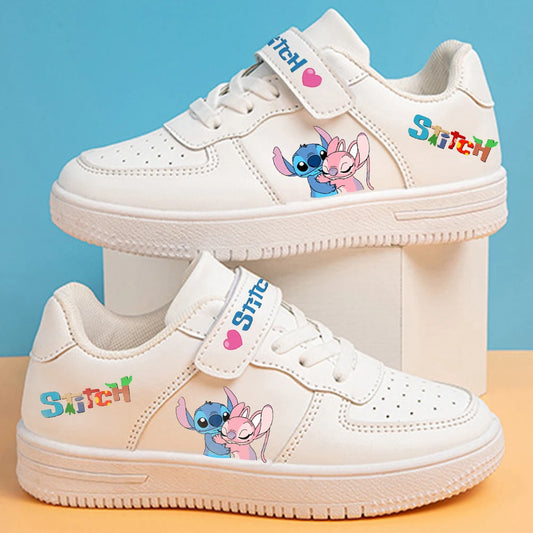 Stitch Shoes Sneakers For Children Student Casual Basketball Shoes Kid Sneakers Girls Boys Running Fashion Sports Shoes Gift
