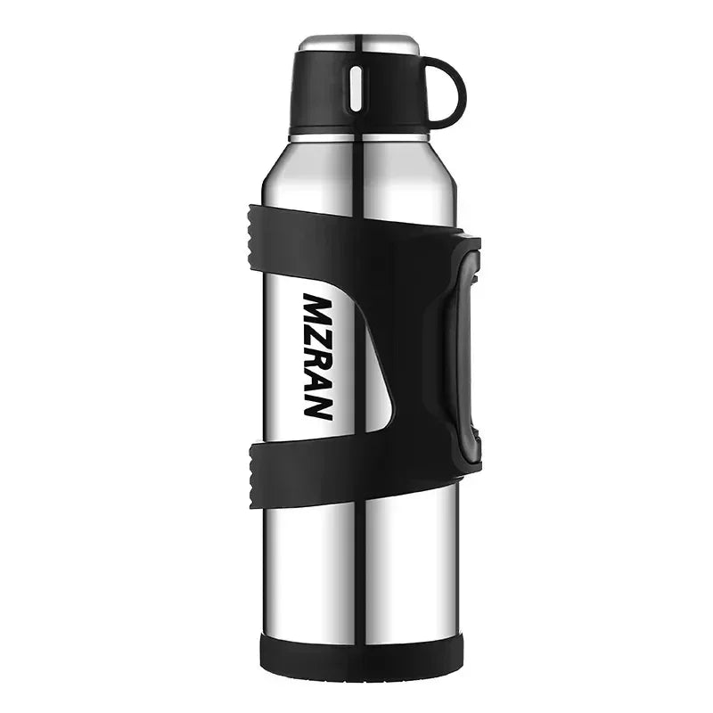 316 roestvrijstalen thermosfles met grote capaciteit, 2L/3L, buitenreiskoffiemokken, thermische vacuümwaterfles, thermische mok