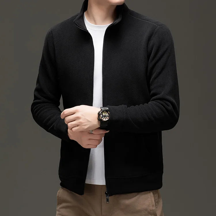 Men's Winter Premium Fleece Jacket - Soft & Warm Top-Ranked Male Essential Casual Top