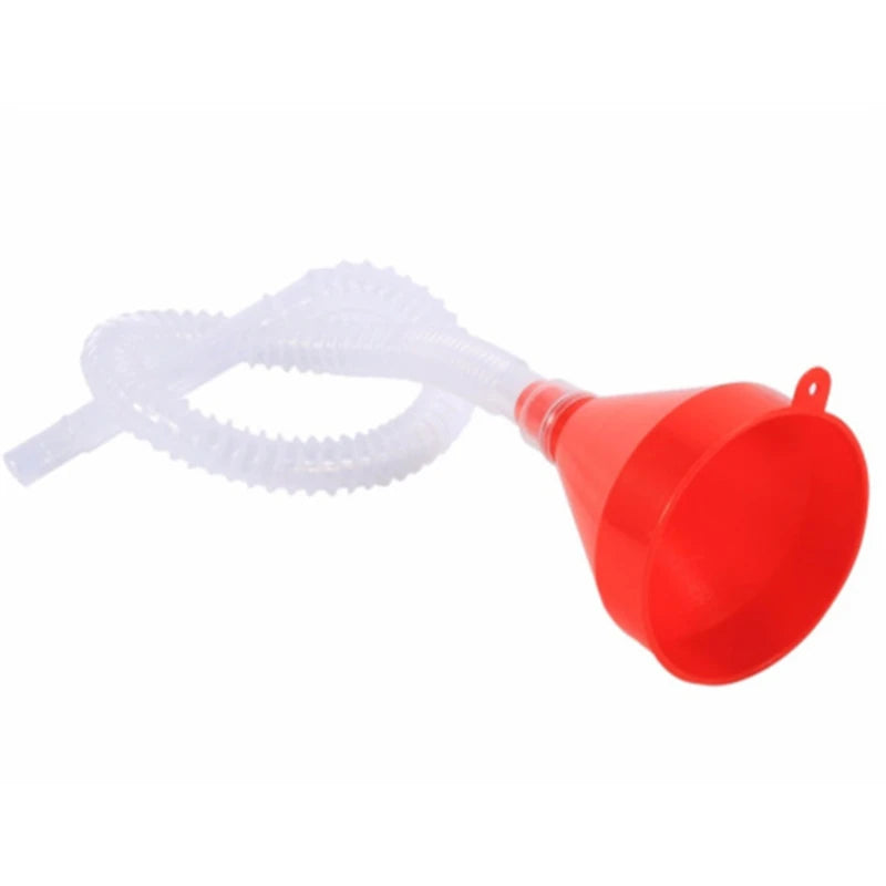 1Pc Car Refueling Funnel With Filter Strainer Gasoline Oil Fuel Filling Tools Motorcycle Oil Funnel Auto Accessories