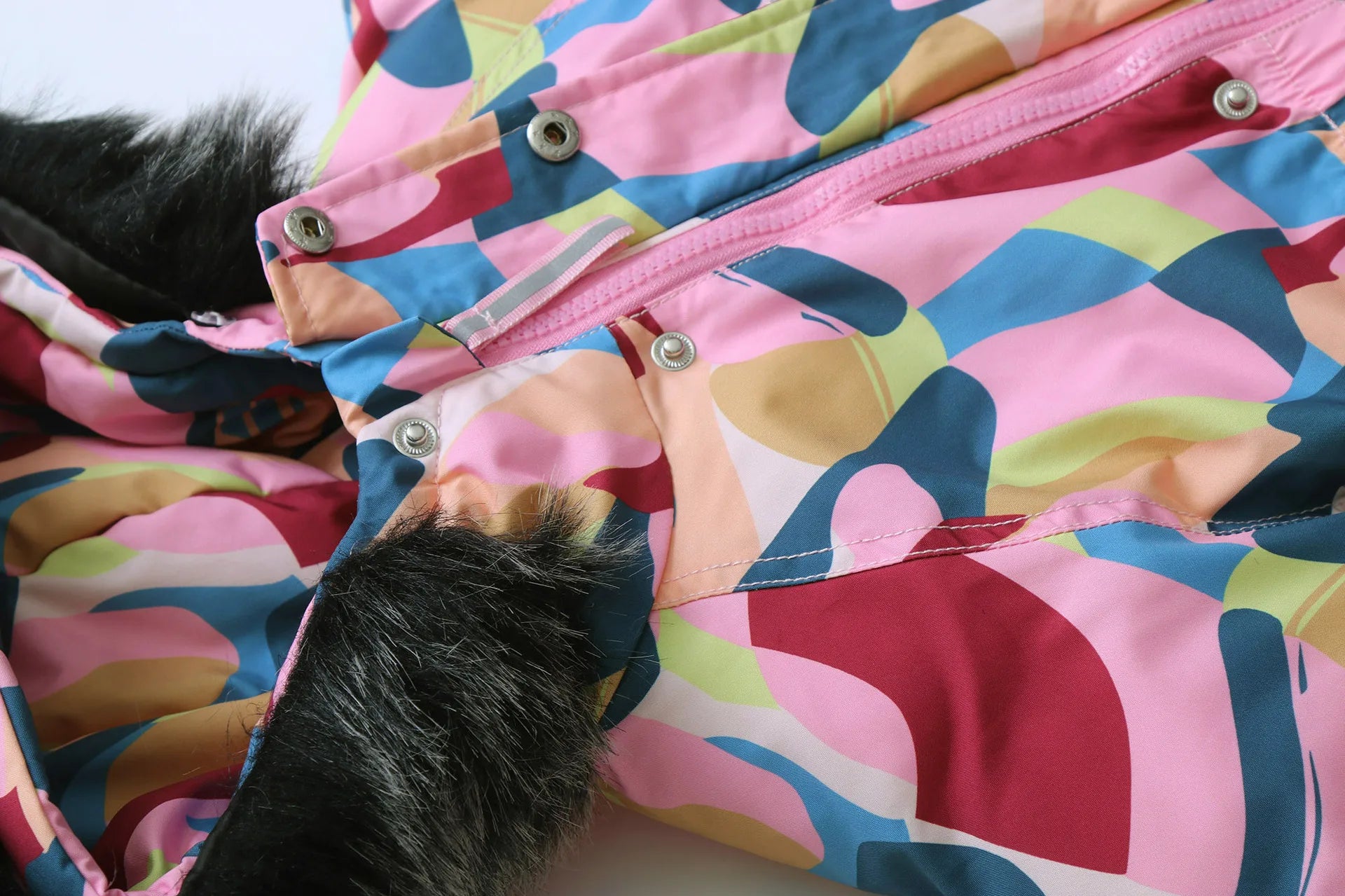 Winter Kid's Ski Suit Polar Fleece Lining Girls Jumpsuit Boys Waterproof Warm Overalls Children's Hooded Sportwear 2-5Y Unisex