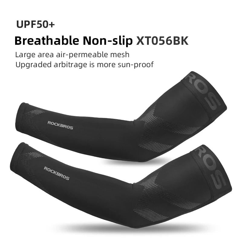 Ice Fabric Running Camping Sleeves Breathable Sleeve Quick Dry Arm Protect UV400 Arm Cover Summer Sports Safety Gear