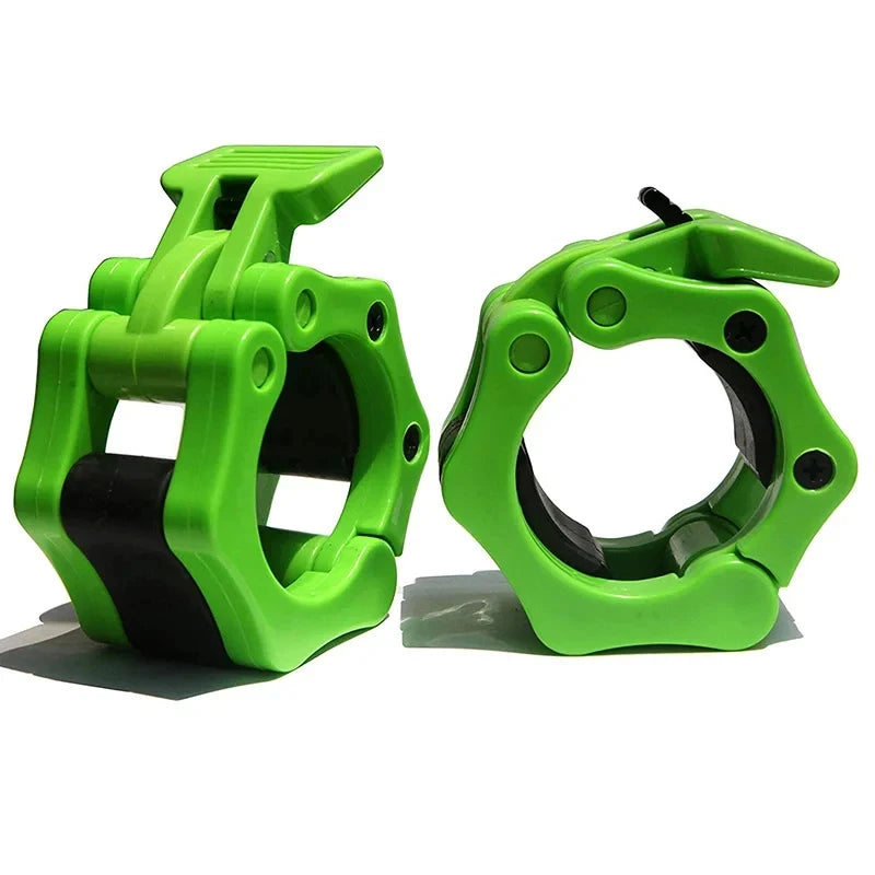 1Pair 50MM Spinlock & Collar Lock Clips For Weightlifting Bar - Quick Release Dumbbell Clamps
