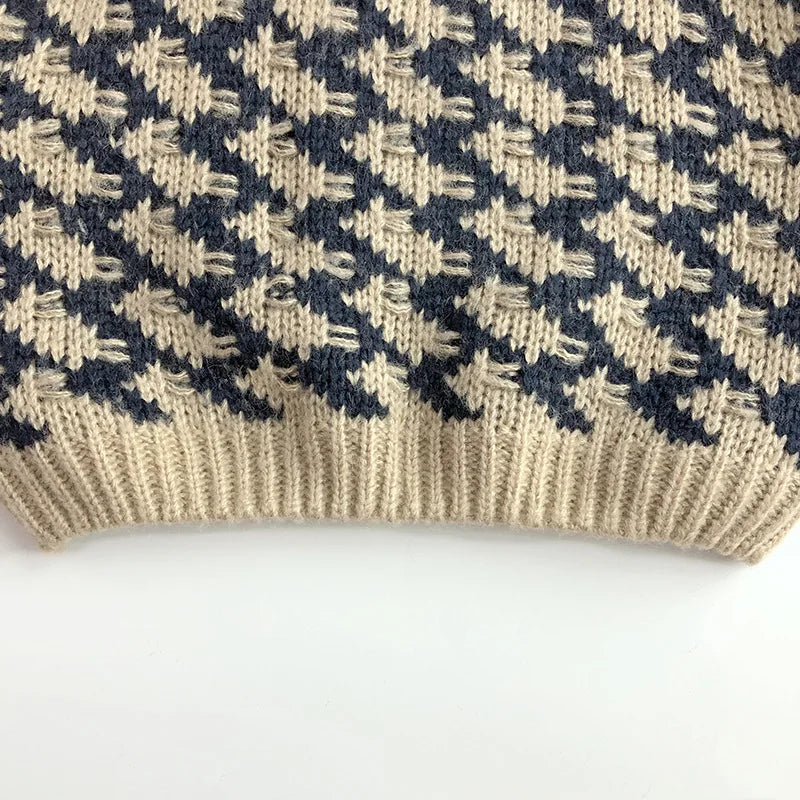 Autumn New Kids Clothing Boys Girls Sweaters Warm Knit Pullover 1-6 Years Unisex