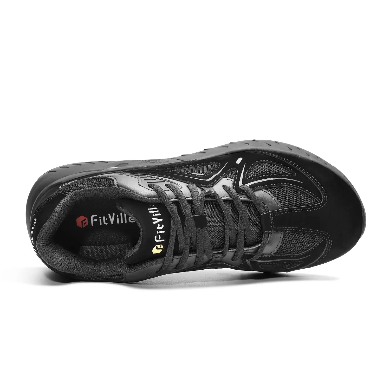Men's Extra Wide, Lightweight & Non-Slip Running / Walking Shoes - Sneakers For Flat Feet, Arch Fit & Heel Pain Relieve