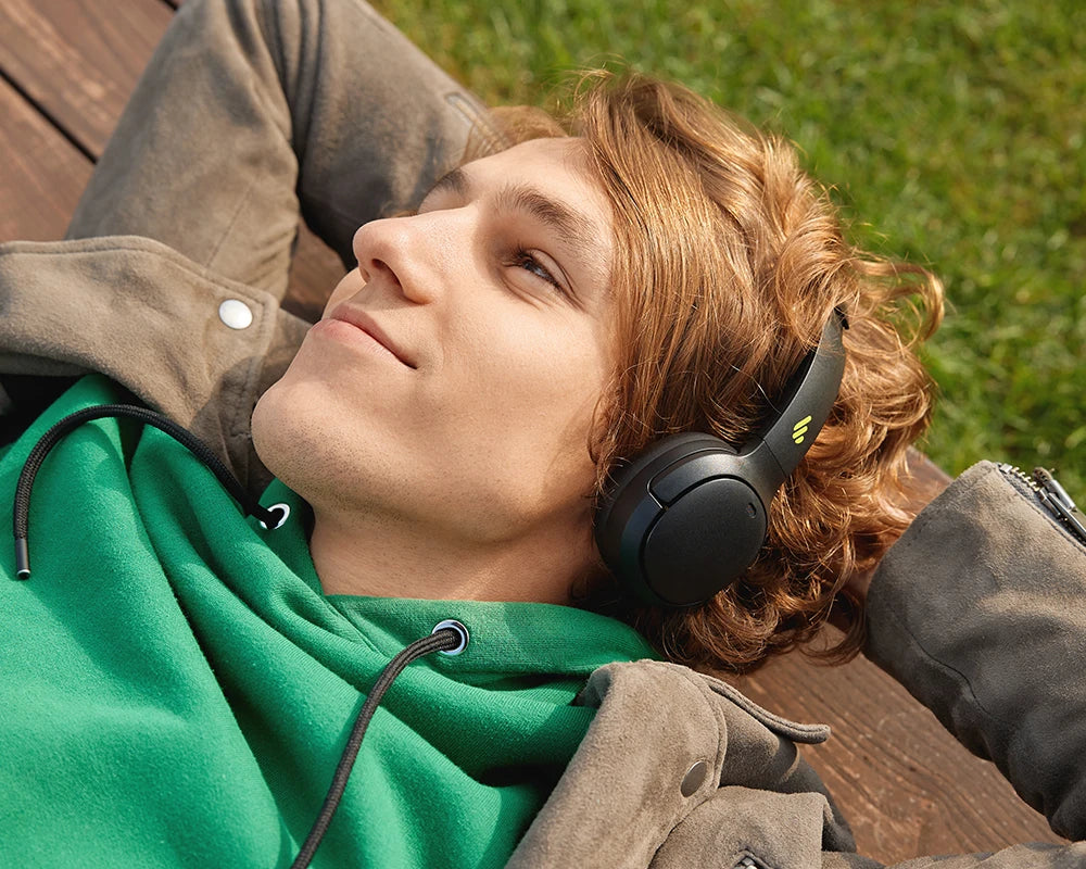 Edifier WH500 Wireless Bluetooth Headphones On-Ear Headset Lightweight Foldable Dual Connection 30H Battery Life