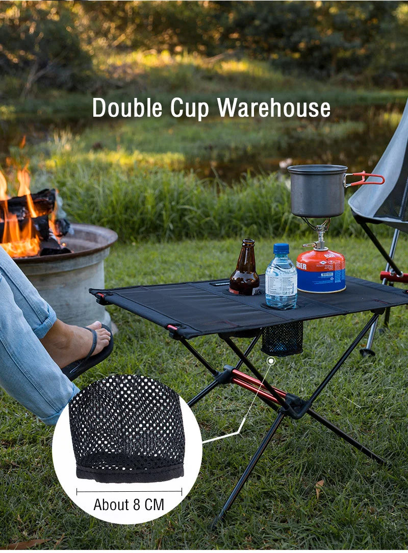 2025 Camping Opvouwbare Tafel Ultralichte Draagbare Waterbeker Bureautafel Nylon Waterdichte Reis Picknick Vistafel