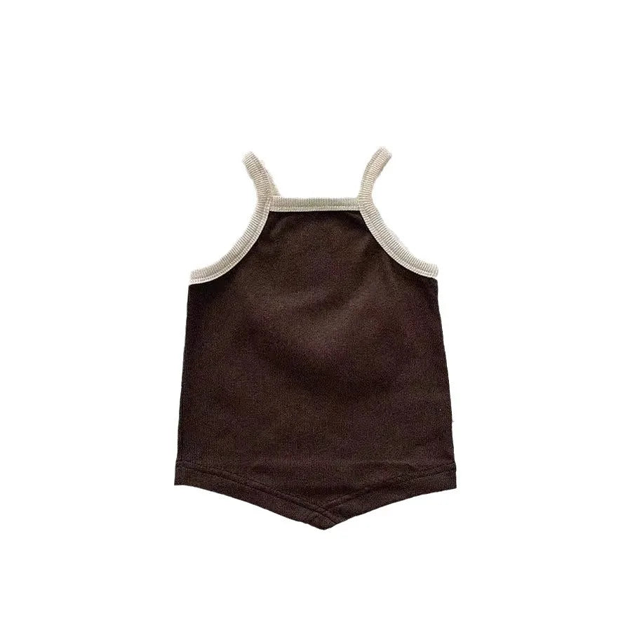 2025 Zomer Nieuwe Baby Mouwloze T-shirts Katoenen Baby Meisjes Effen Sling Tops Peuter Jongen Vest Casual Ademende Kinderkleding 0-2Y Unisex