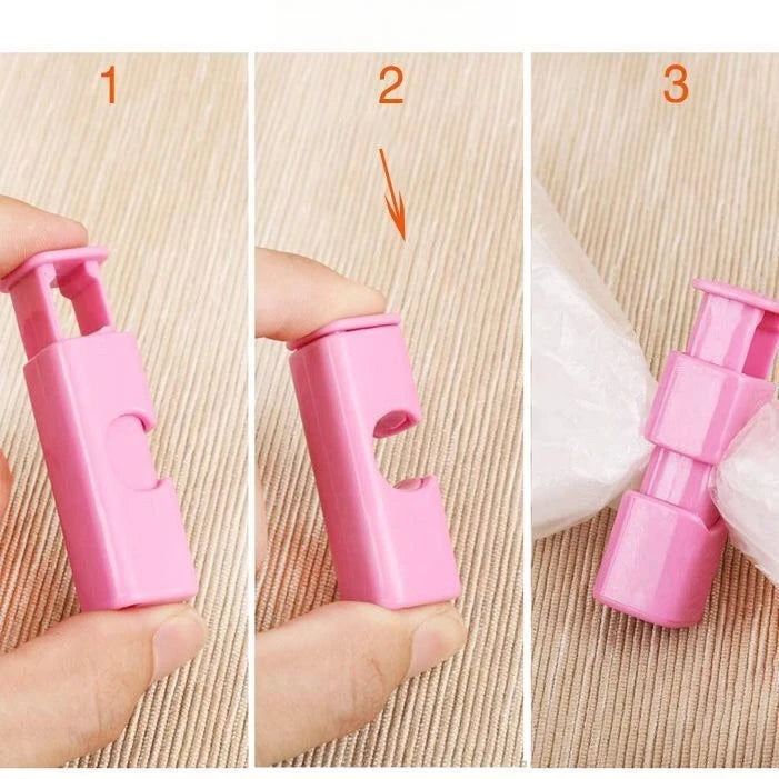 3/6/9 stuks Multifunctionele sluitclip Snack sluitclip Plastic zak Broodversheidsclip ABS-veer