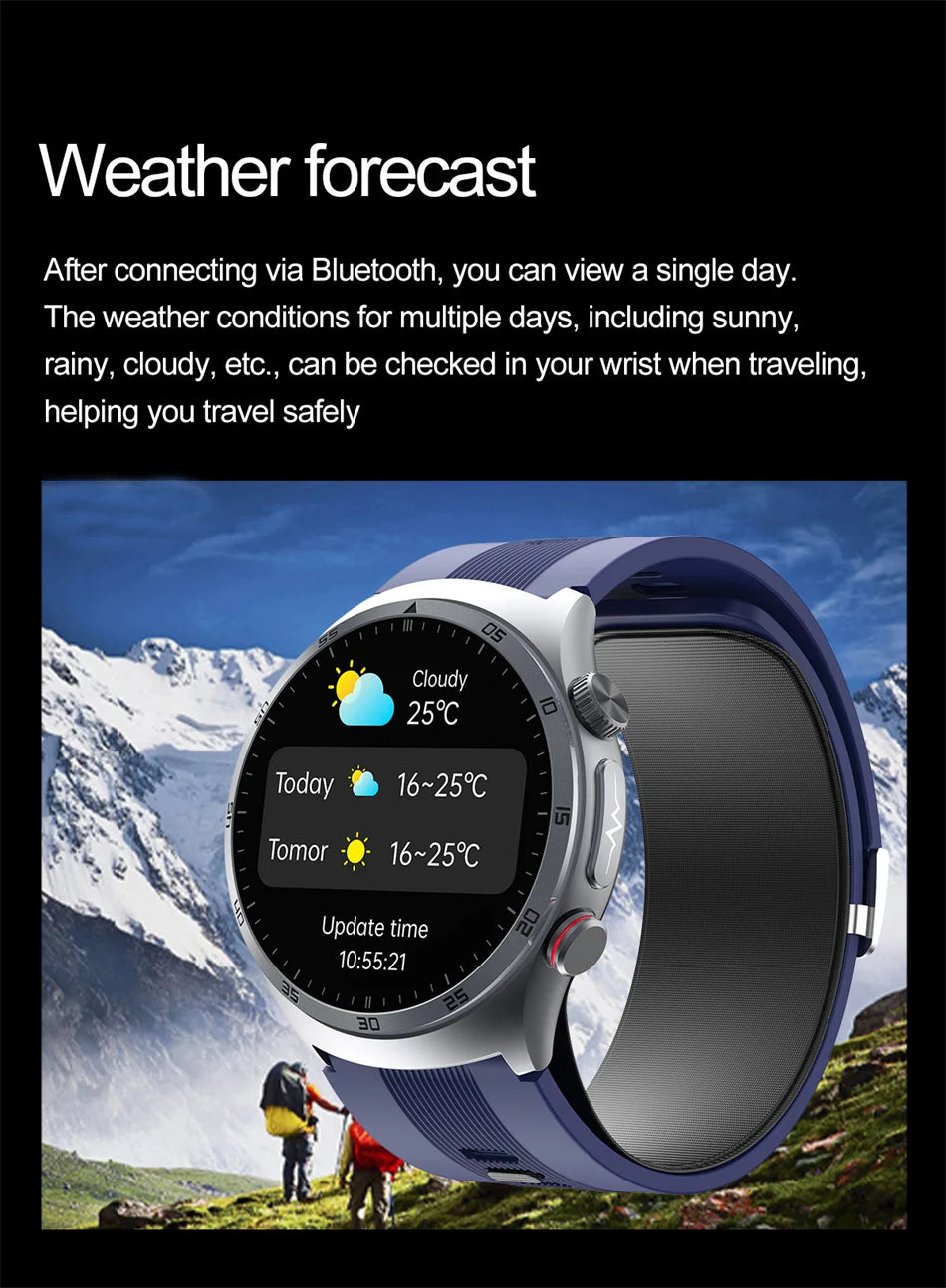 2025 Unisex Gezondheid Smartwatch NFC ECG Luchtpomp Bloeddruk Bloedzuurstof ECG + PPG Bluetooth Bellen NFC Smartwatch Mannen Vrouwen Airbag