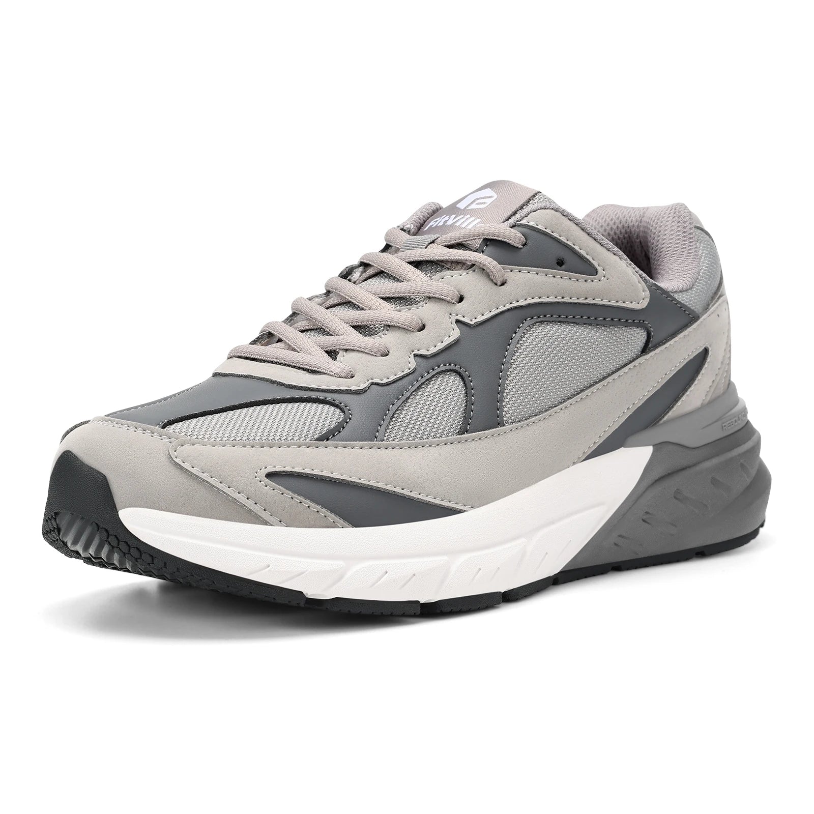 Men's Extra Wide Cushioned Sports Walking Shoes For Swollen Feet, Flat Feet, And Arch Fit - Suitable For Heel Pain Relieve