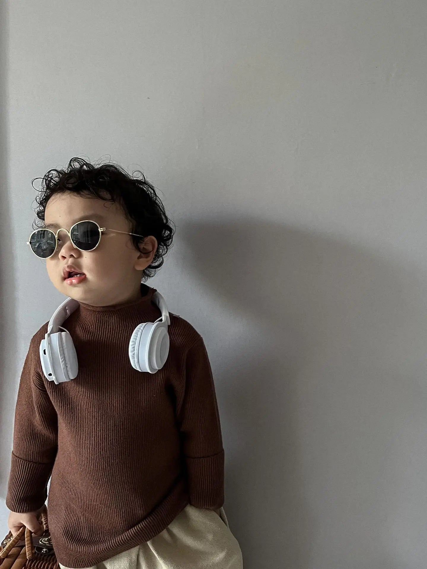 Kindertruien Halve coltrui Meisjes basistruien 5 kleuren Meisjes jongens gebreide trui 1-6 jaar Unisex