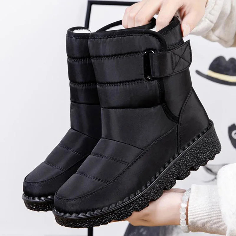 Boots Women Snow Casual Shoes Woman Waterproof Boots For Women Keep Warm Women's Boots Plush New Botas Mujer Winter Shoes