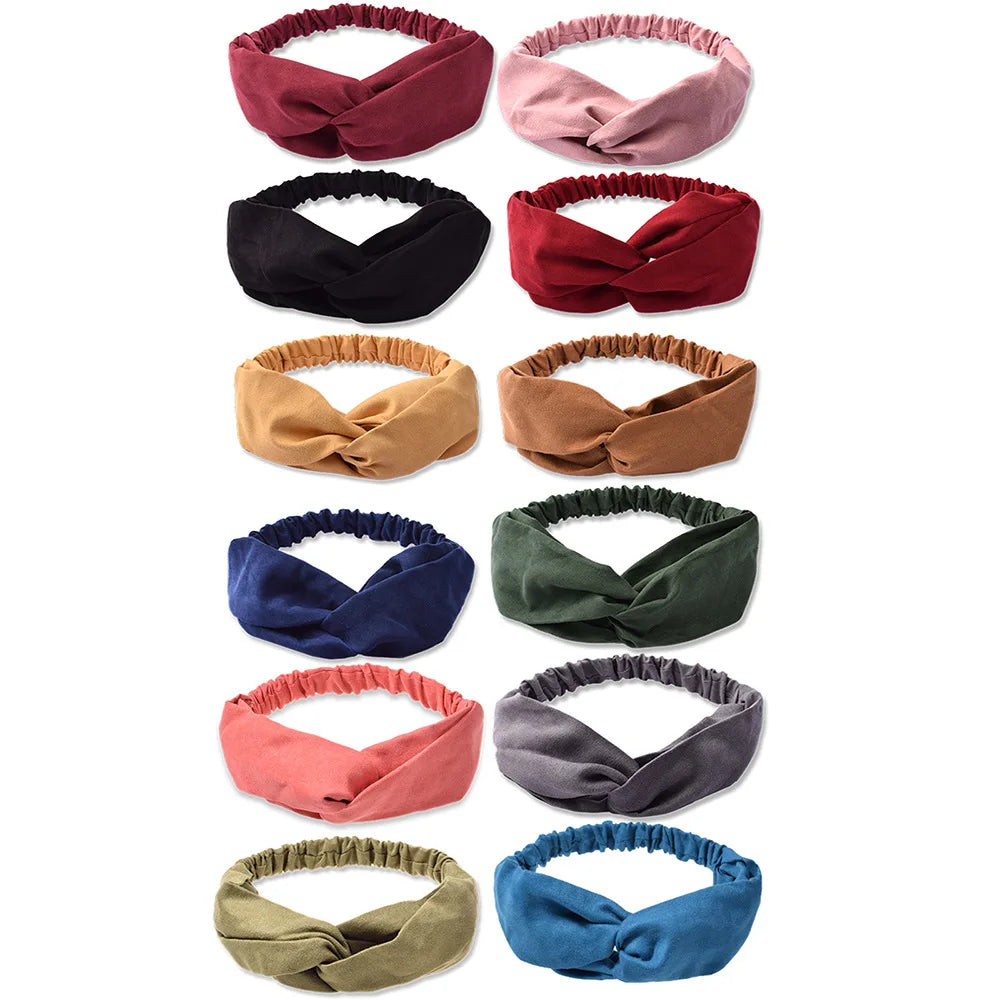 Mode Dames Boheemse Hoofdbanden Zomer Stijl Kruis Tulband Bandage Bandana's Multifunctionele Haaraccessoires voor Meisjes