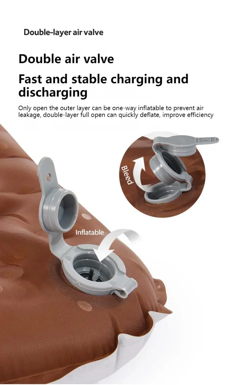 Naturehike R5.8 Inflatable Mattress Thermal Insulation Air Cushion for Hiking Outdoor Sleeping Bed Pad Ultralight Folding Mat