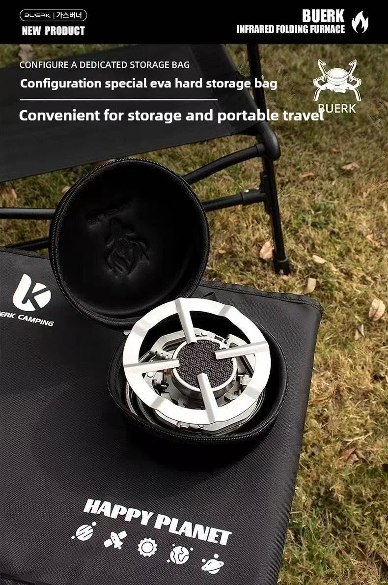 Outdoor Infrared burner Outdoor mini Stove Camping Cooking Ultralight Folding Mini Burner Camp Cooking Supplies