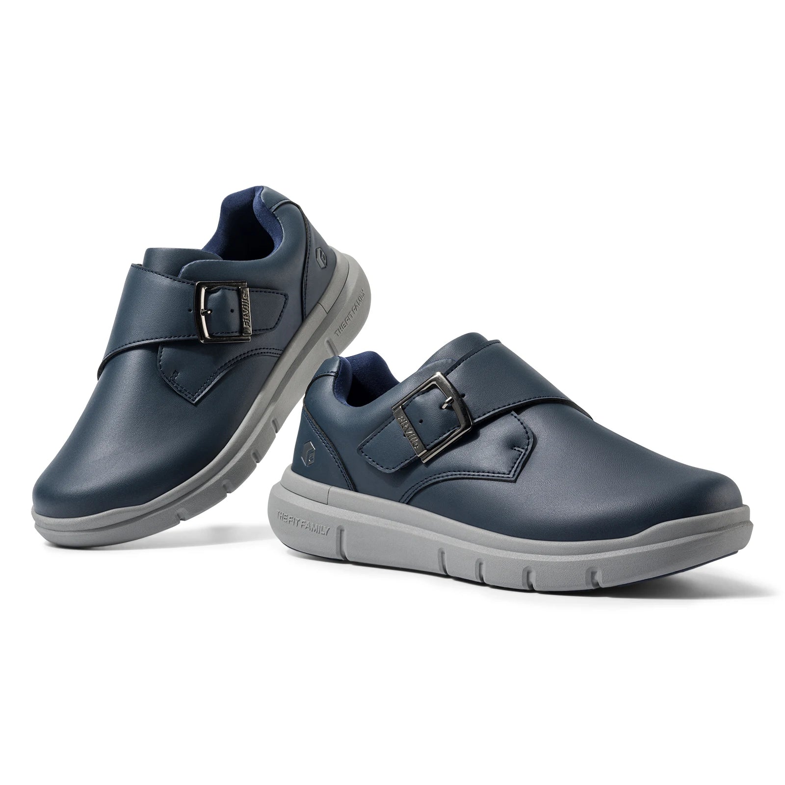 Men's Leather Shoes Wide Shoes for Swollen Feet Men's Diabetic Walking Shoes for Outdoor Business Walking Shoe