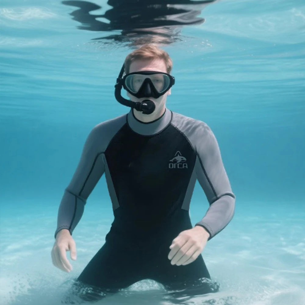 Men’s 3MM Neoprene Wetsuit – Full Body Diving & Surfing Suit for Swimming, Cold Water Sports & Thermal Protection