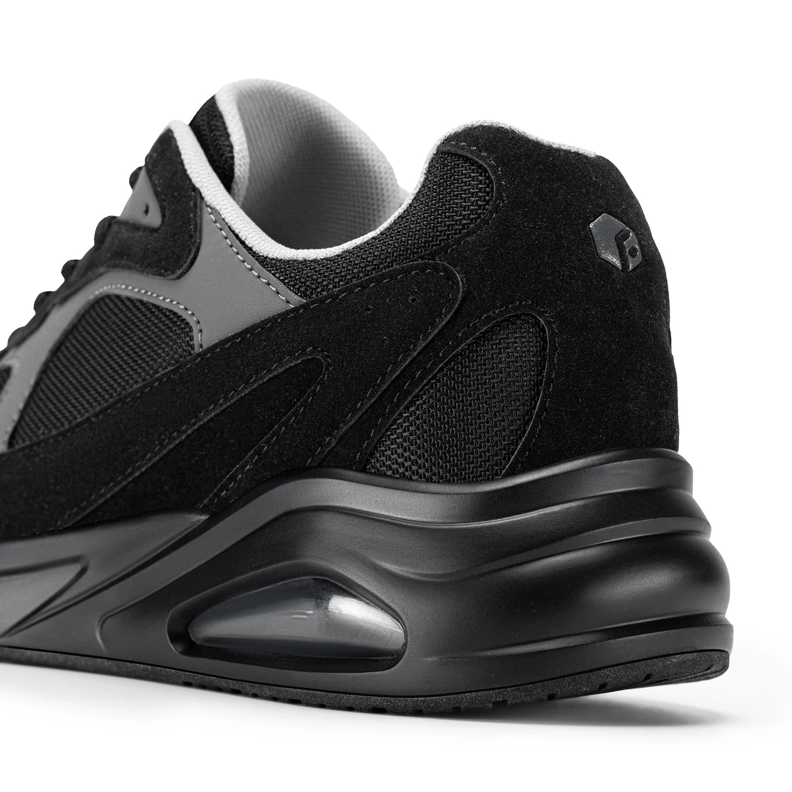 Men's Extra Wide Walking Shoes Wide Cushioned Sports Shoes For Swollen Feet Flat Feet Arch Fit Relieve Heel Pain Black