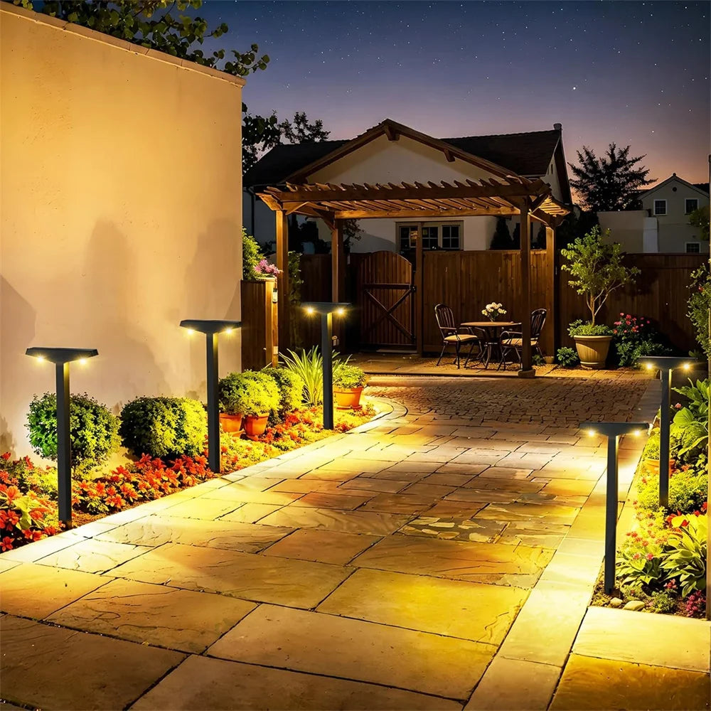 1/4 Pack Solar Pathway Lights Outdoor Solar Lights IP65 Waterproof Garden Lights Solar Lamp Outdoor Landscape Lamps for Lawn