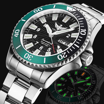 Yelang V1217 42mm Japan Eco-Drive Solar Watch Men's Watch 300M Diver Watch  30ATM Professional Waterproof  Sapphire Luminous