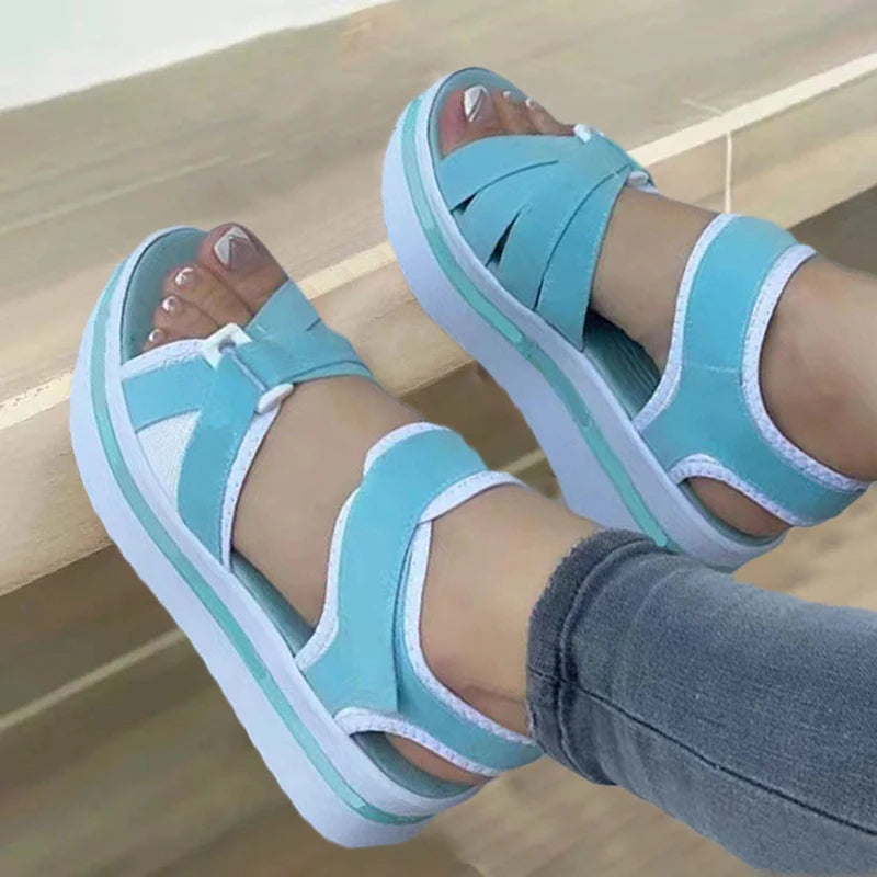 Summer Shoes Women Sandals Party Women's Sandals Outdoor Women Shoe Wedge Sandals Woman Retro Footwear Sandal Women Female