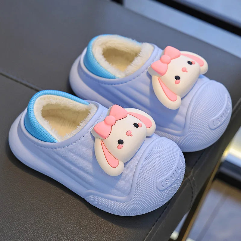 Children’s Baby Cotton Shoes Winter Warm Cartoon Sheep Non-Slip Shoes Kids Soft Sole Girls' Indoor Slippers