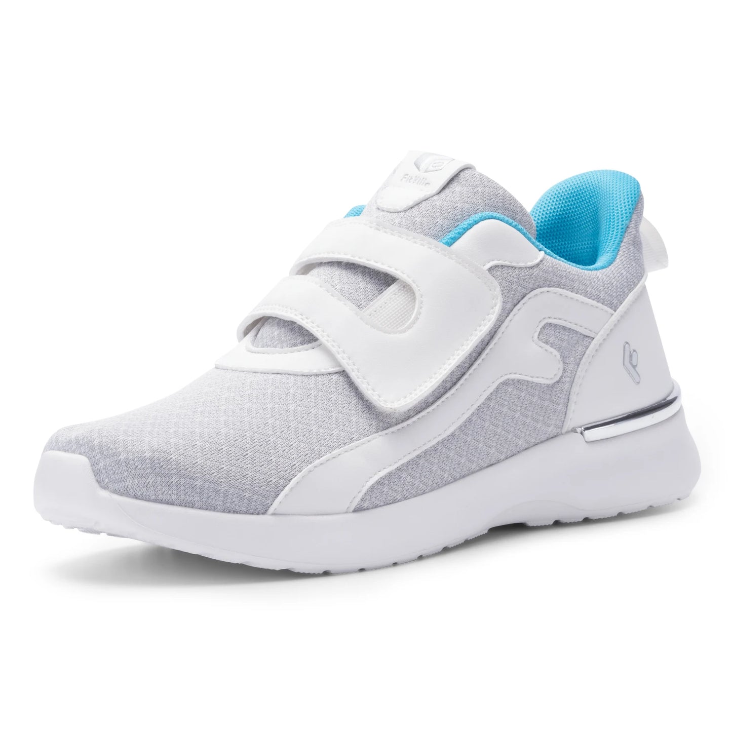Dames sneakers met brede wandelschoenen, lichtgewicht, ademend en verstelbaar voor dikke voeten met ondersteuning van de voetboog