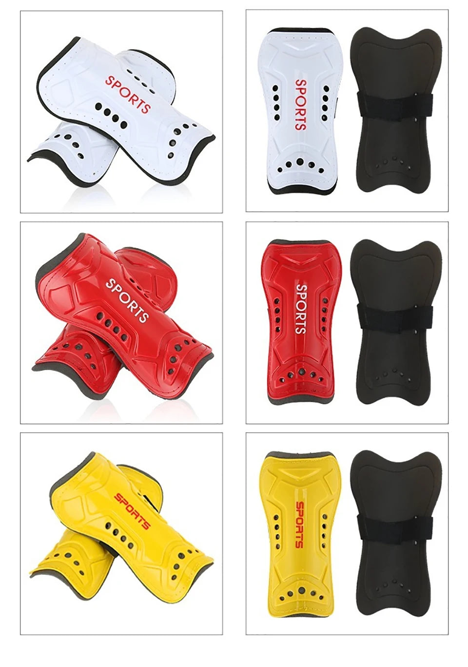 Loogdeel Youth & Adult Shin Guards – Protective Football Shin Pads for Kids & Men/Women Soccer Training & Matches