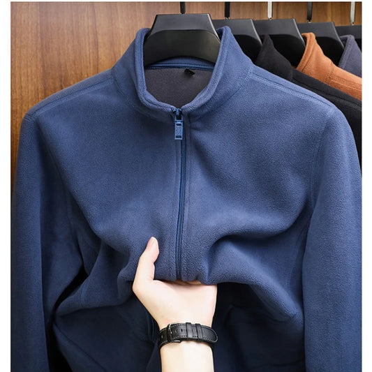 Men's Winter Premium Fleece Jacket - Soft & Warm Top-Ranked Male Essential Casual Top