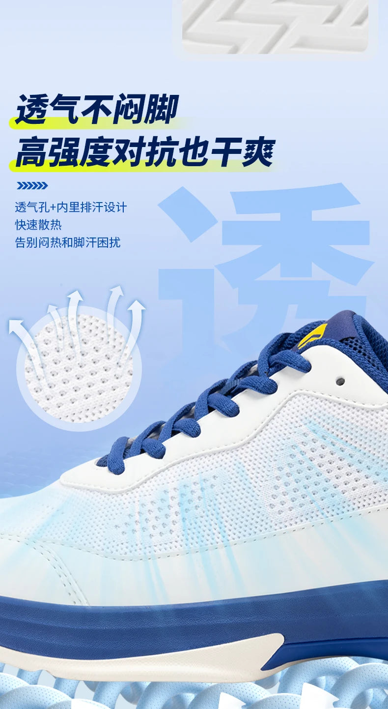 Men's Anti-Slip And Sweat-Absorbent Professional Tennis Shoes For Swollen Feet & Arch Support