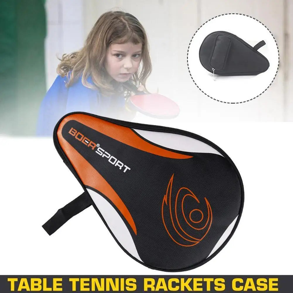 1PC 30 x 19cm Table Tennis Racket Bag, Ping Pong Rackets Case For Blade & Paddle Balls Storage