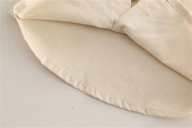 New Summer Kids Clothes 2PCS Set Cute Doll Collar Girls Shirt + Flower Pants Children Thin Style Outwear 12M-5T Girls