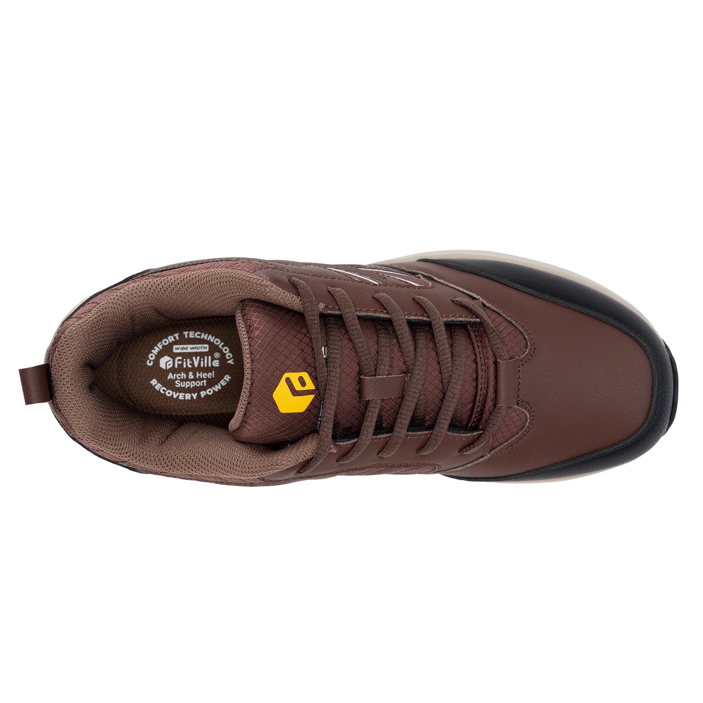 Men's Wide Hiking Shoes Water Repellent Lightweight Outdoor Climbing Shoes Trekking Trails Sneakers for Arch Support