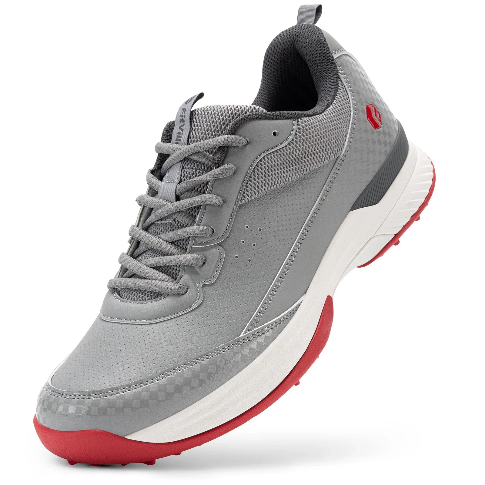 Men's Wide Golf Shoes Professional Outdoor Water Resistant Golf Shoes for Course with Spikes