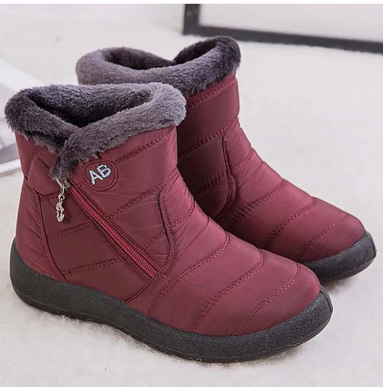 Snow Boots Women Comfortable Ladies Shoes Waterproof Shoes For Women Zipper Women Shoes Soft Keep Warm Winter Boots Botas Mujer