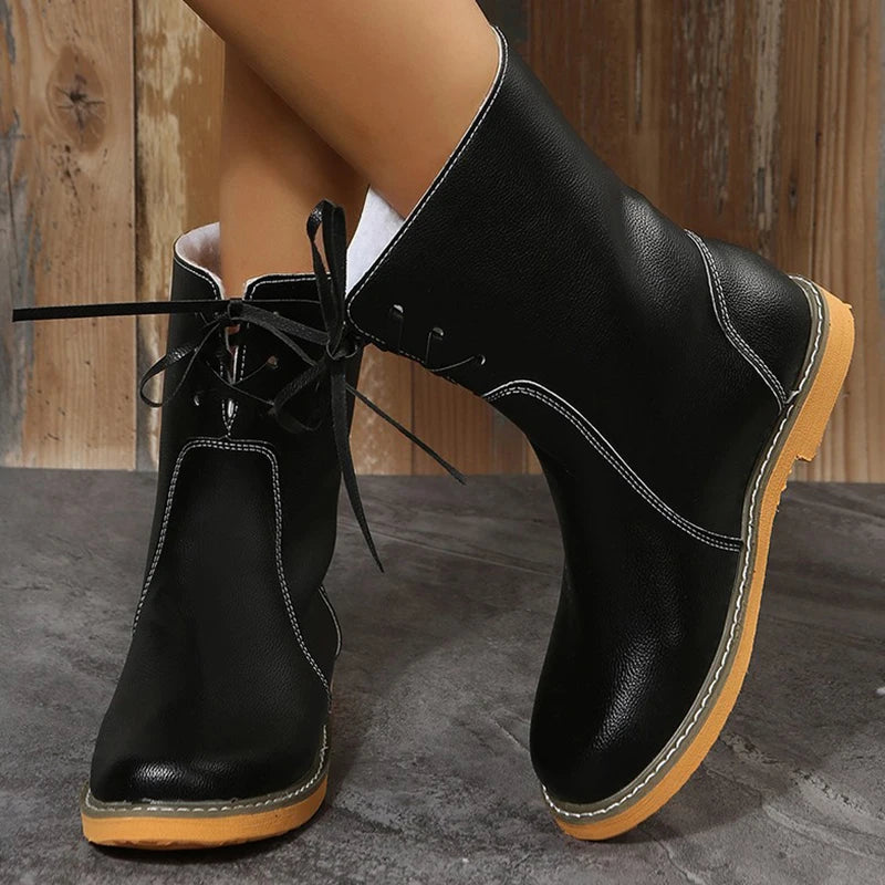 Snow Women's Boots 2025 Trend Shoes Woman Warm Fur Women Shoes Casual Long Boots Soft Botas Mujer High Winter Boots Women