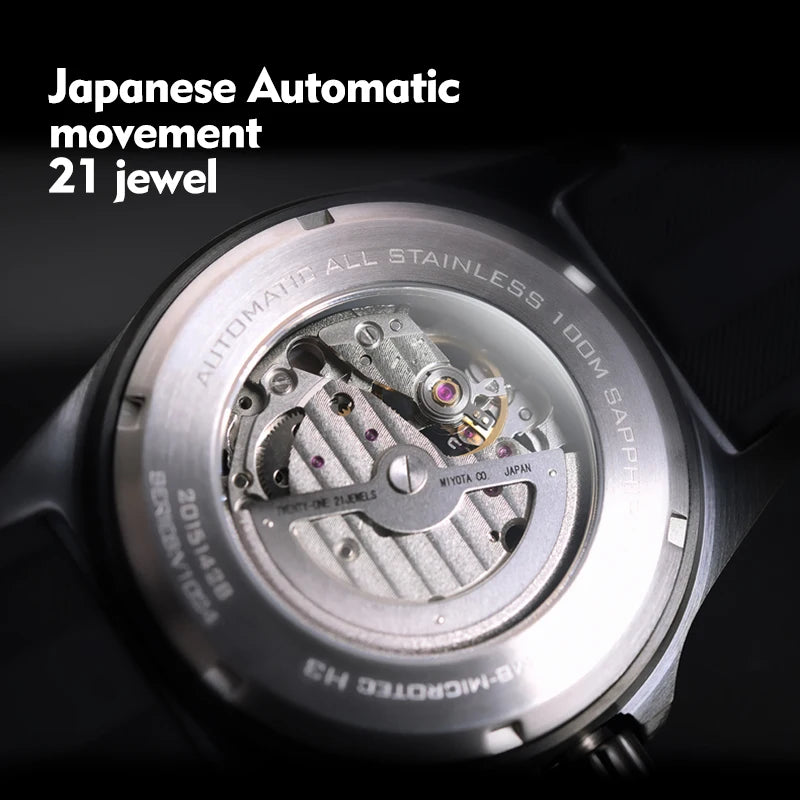 Yelang V1030 Men Brand Watches Japan MIYOTA 8219 Automatic Mechanical Luxury Wristwatch Swiss Luminous Waterproof T100 Watch