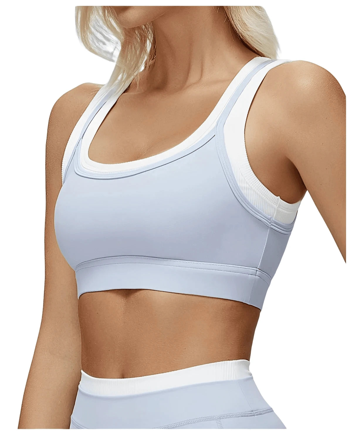 Women’s High Impact Sports Bra – Breathable Push Up Yoga Bra for Gym, Running & Fitness Workout Activewear