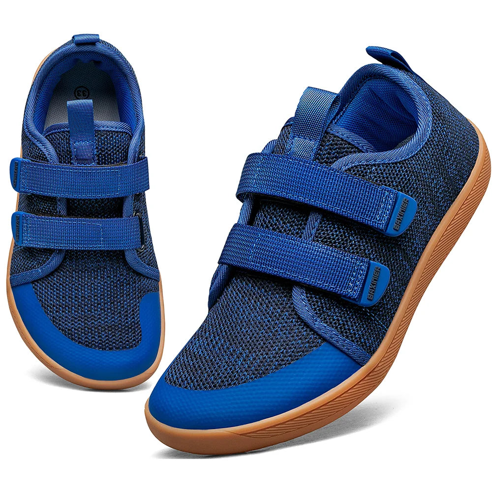 New Kids Barefoot Sneakers Cross Trainer Breathable Comfort Knit Sole Girls Boys Walking Shoes Outdoor Non Slip Children Shoes